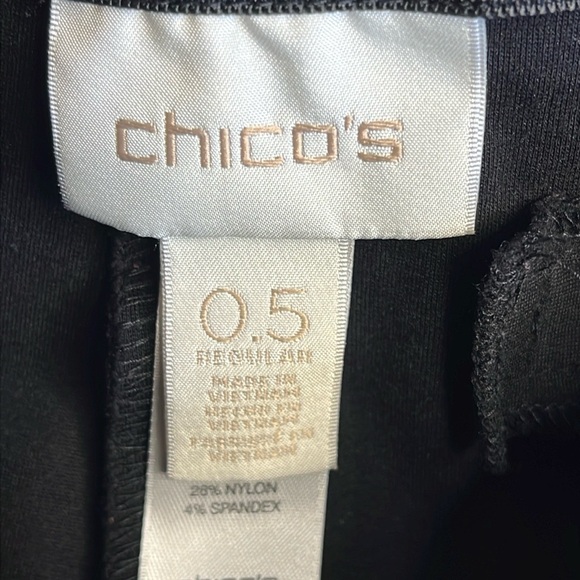 Chico’s front seam side zipper ponte pants - Picture 13 of 17